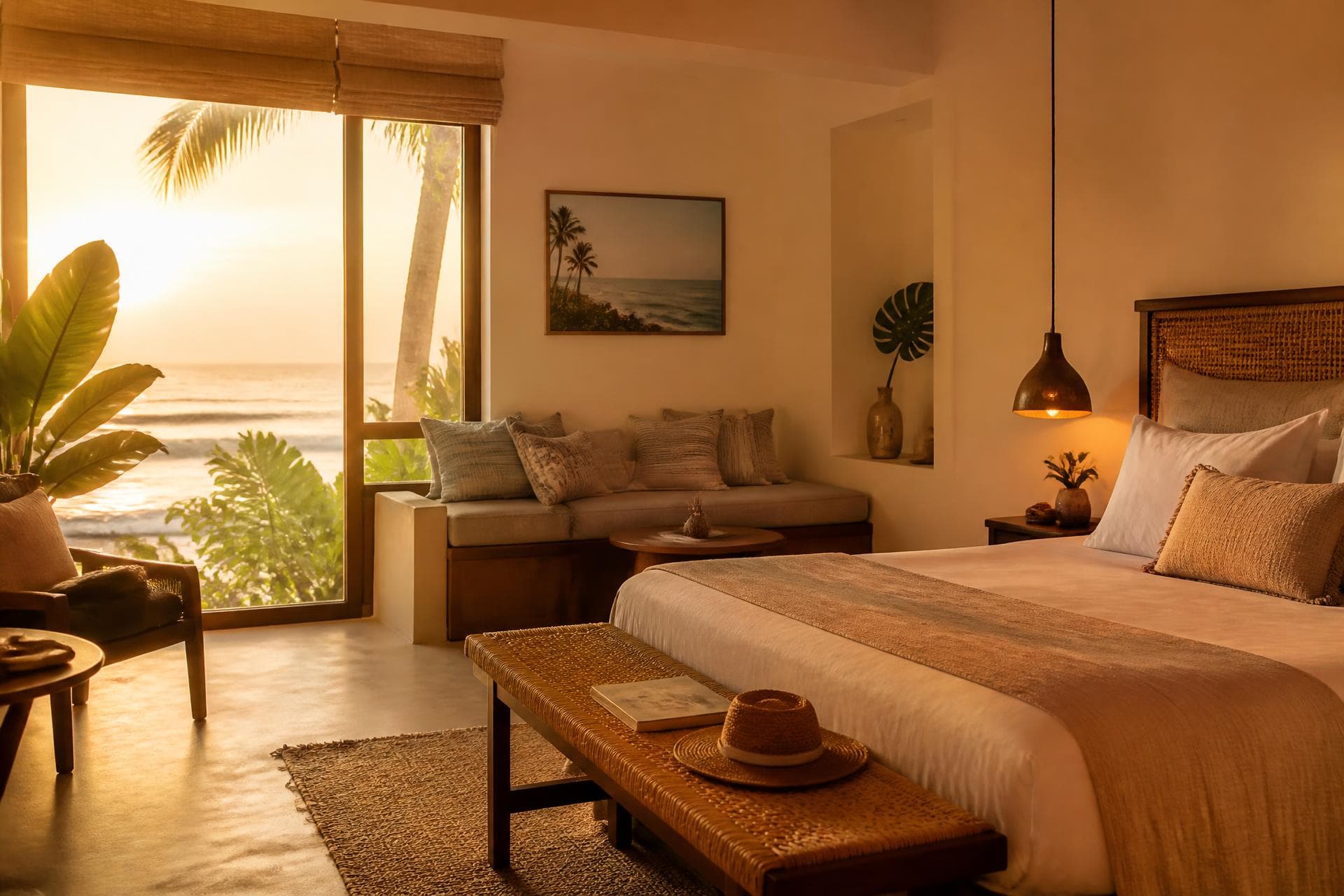 Ammu Villa peaceful coastal background